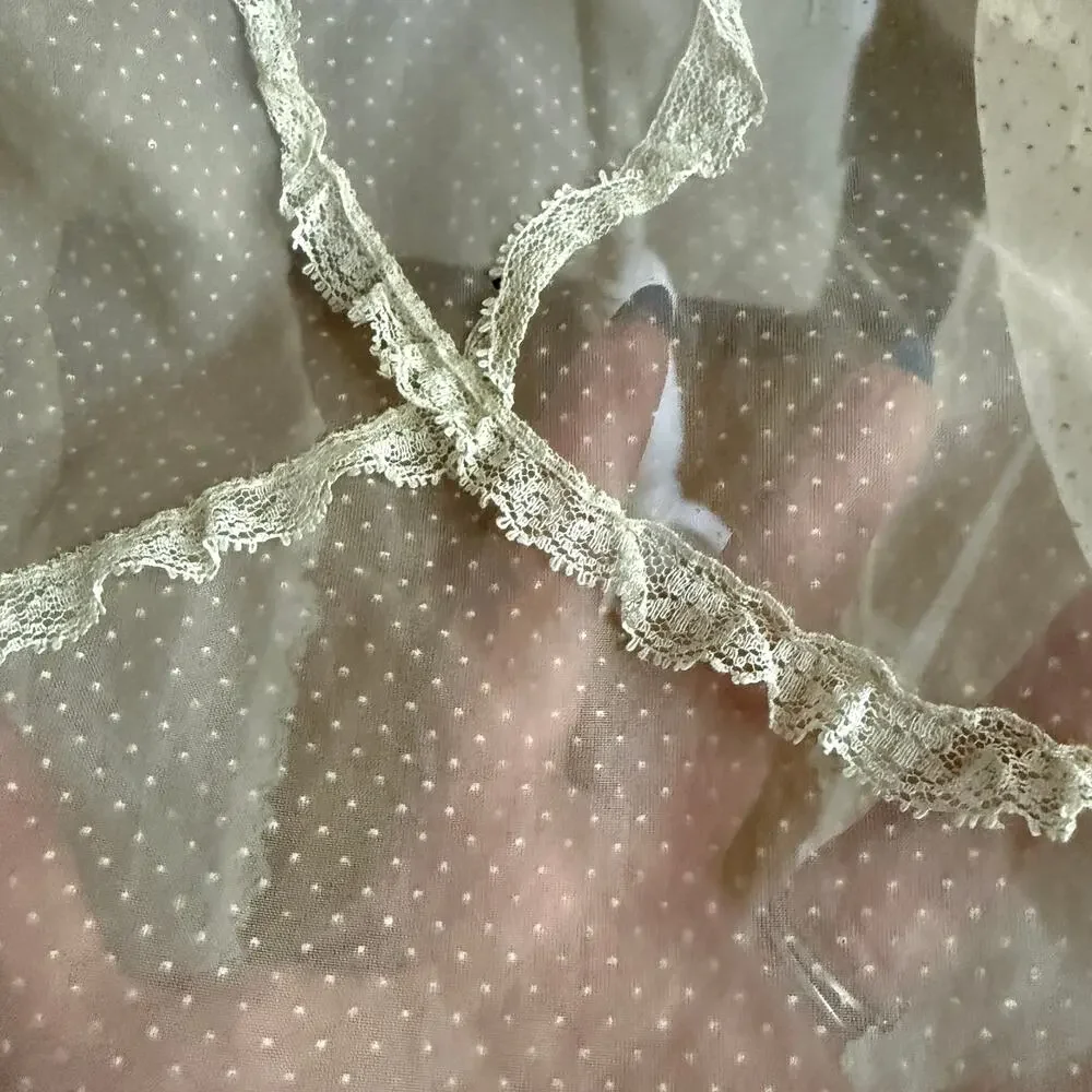Vintage sheer swiss